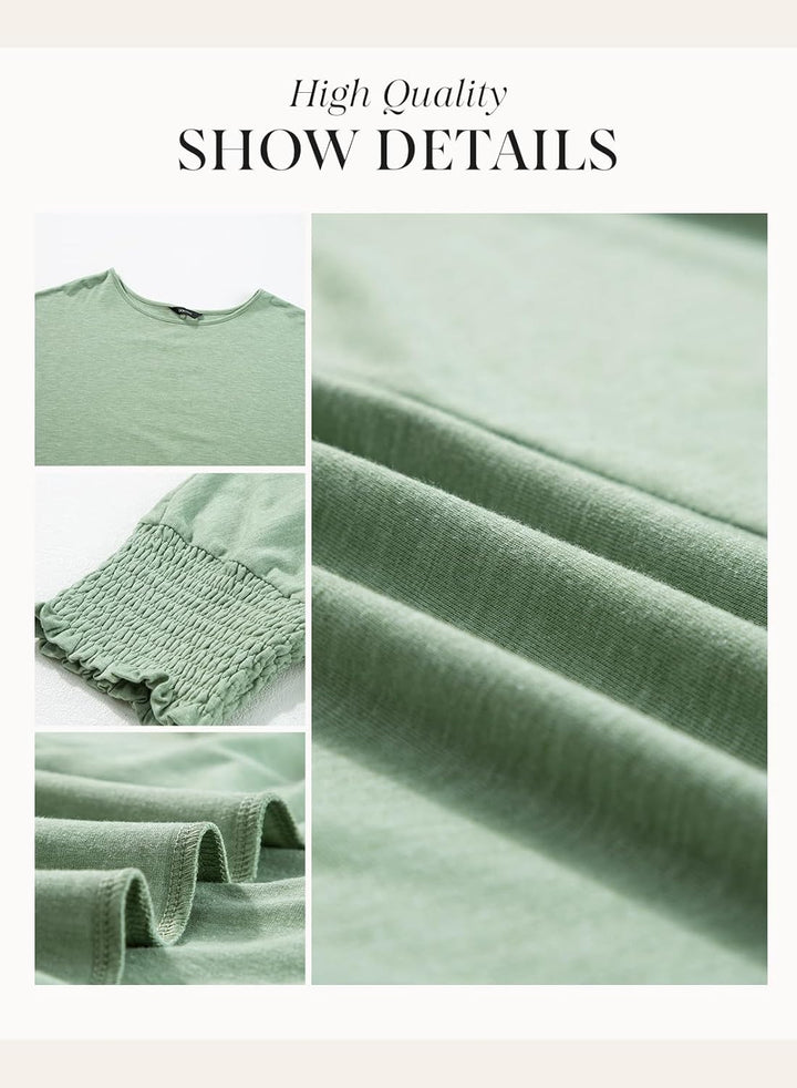 Wilma | Simple Style Crewneck Blouse