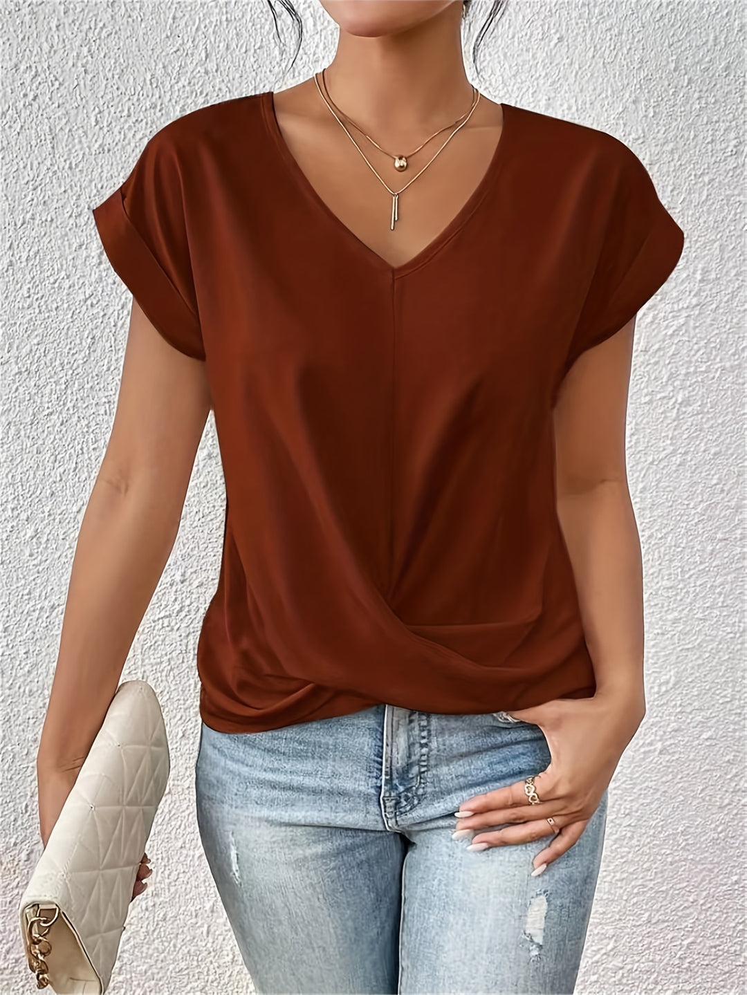 Tionna | Cozy V-Neck Shirt