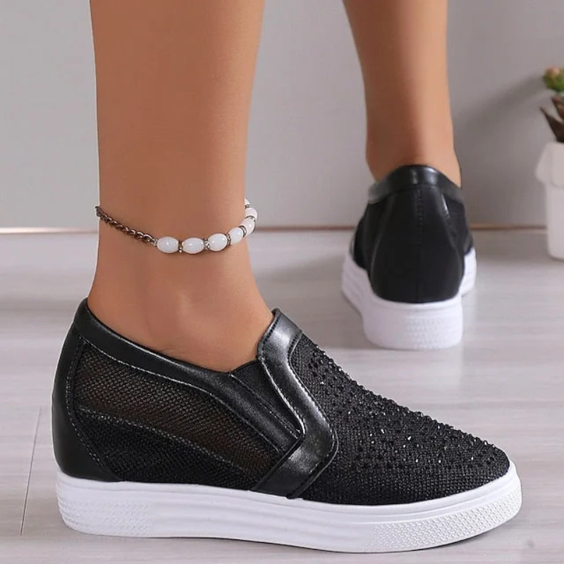 Nahlia | Chic Crystal Sneakers
