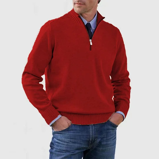 Howard | Zip Pullover – Classic Warmth and Modern Elegance