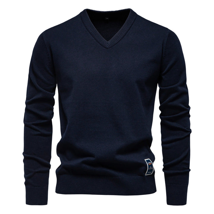 Trystan | Simple Classic V-Neck Sweater