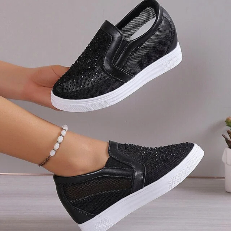 Nahlia | Chic Crystal Sneakers