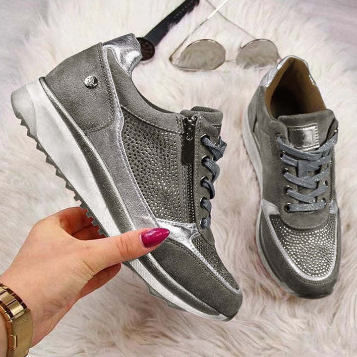 Greya | Comfortable Zip-Up Orthopedic Sneakers