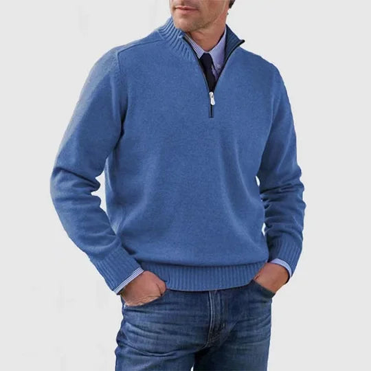 Howard | Zip Pullover – Classic Warmth and Modern Elegance