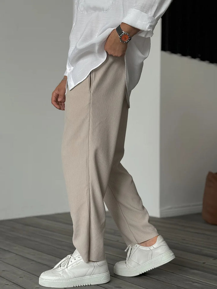 Fredie | Elegant Rib Pants