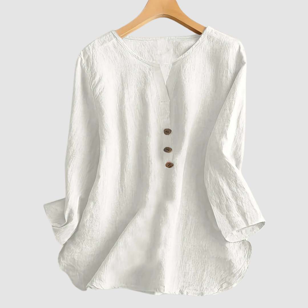 Amira | Elegant Button Blouse