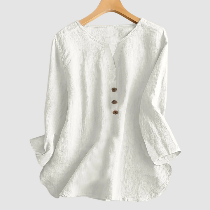 Amira | Elegant Button Blouse