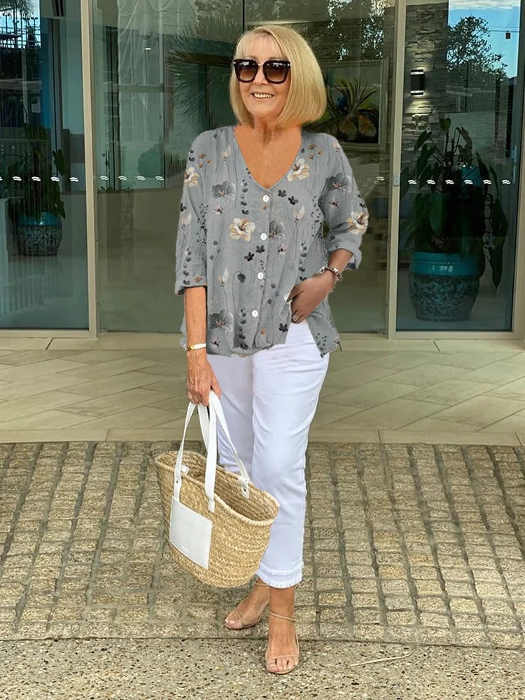 Bellamy | Floral French Vintage Blouse