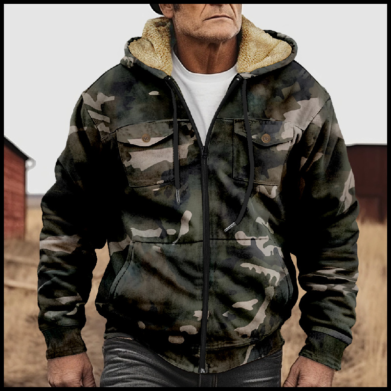 Axton | Durable Camo Outdoor Jacket