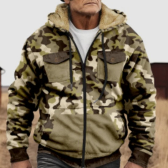 Axton | Durable Camo Outdoor Jacket