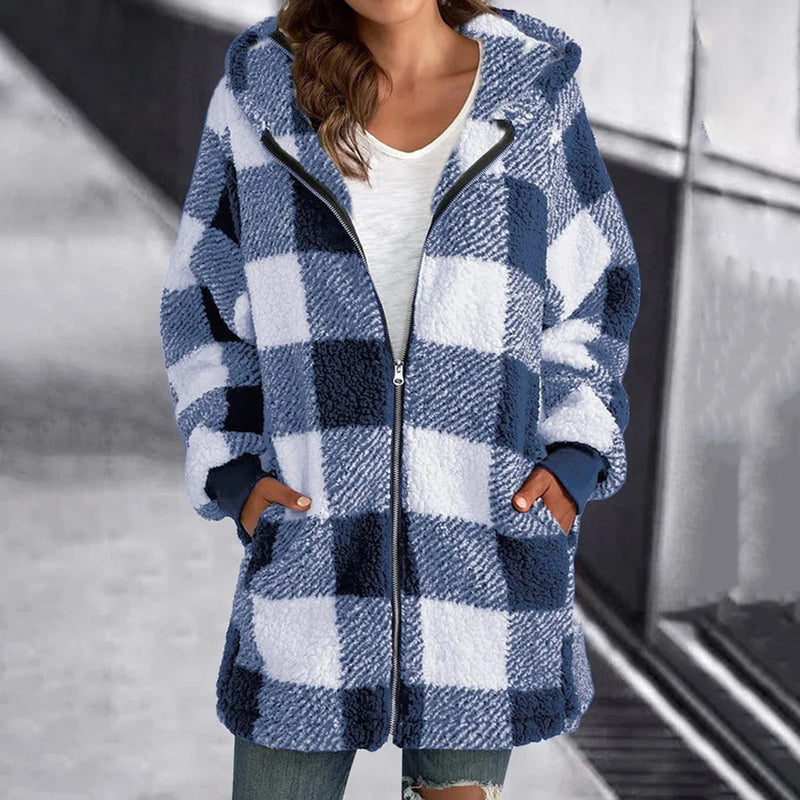 Priya | Chic Plaid Jacket