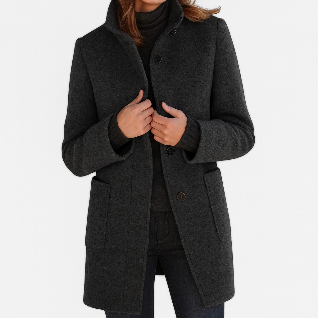 Ardella | Coat with High Collar