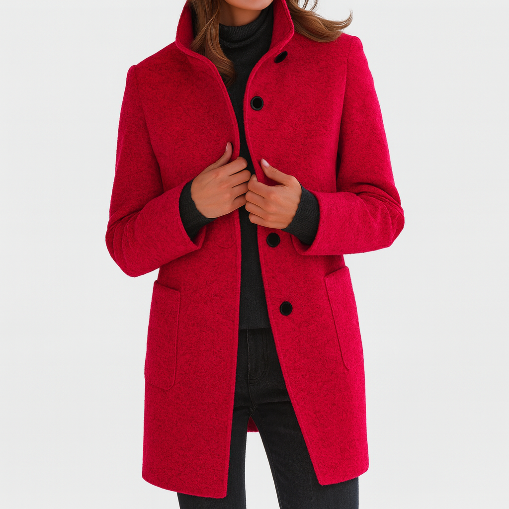 Ardella | Coat with High Collar