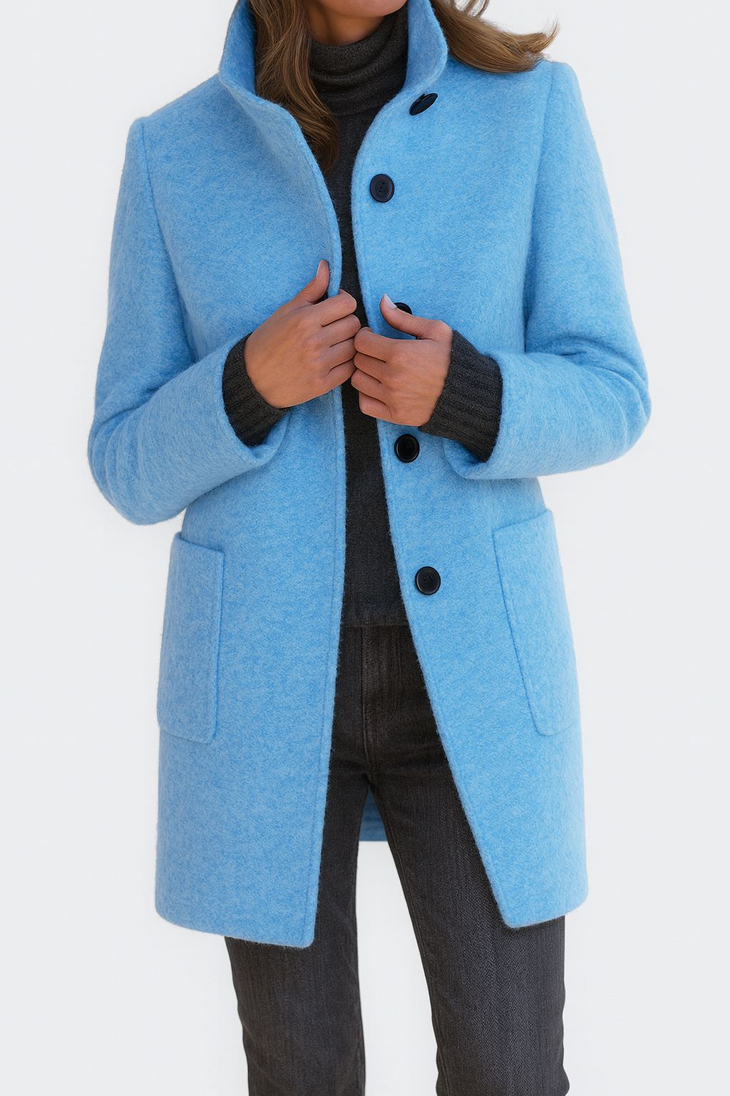Ardella | Coat with High Collar