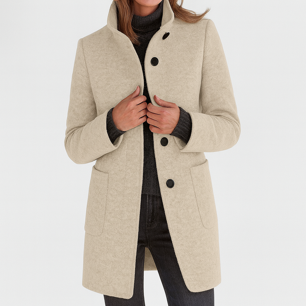 Ardella | Coat with High Collar