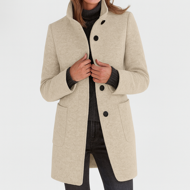 Ardella | Coat with High Collar