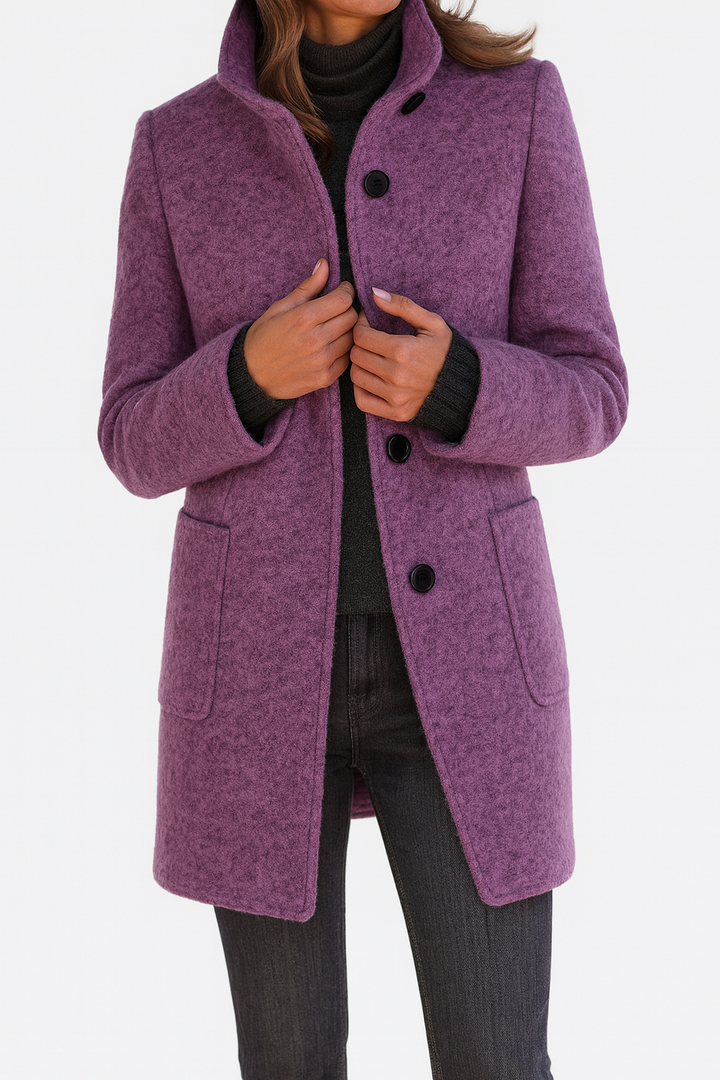 Ardella | Coat with High Collar