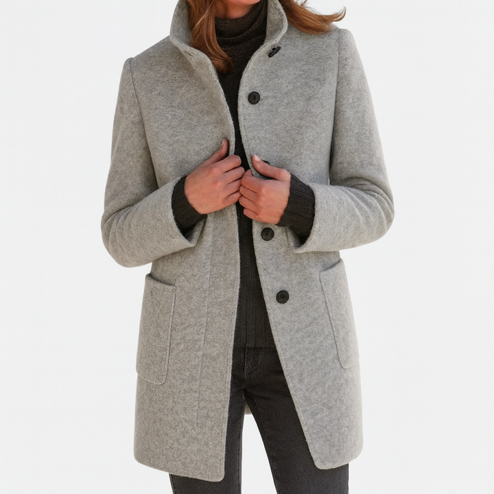 Ardella | Coat with High Collar