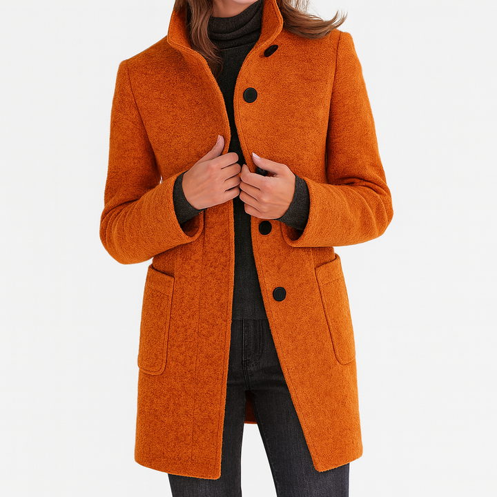 Ardella | Coat with High Collar