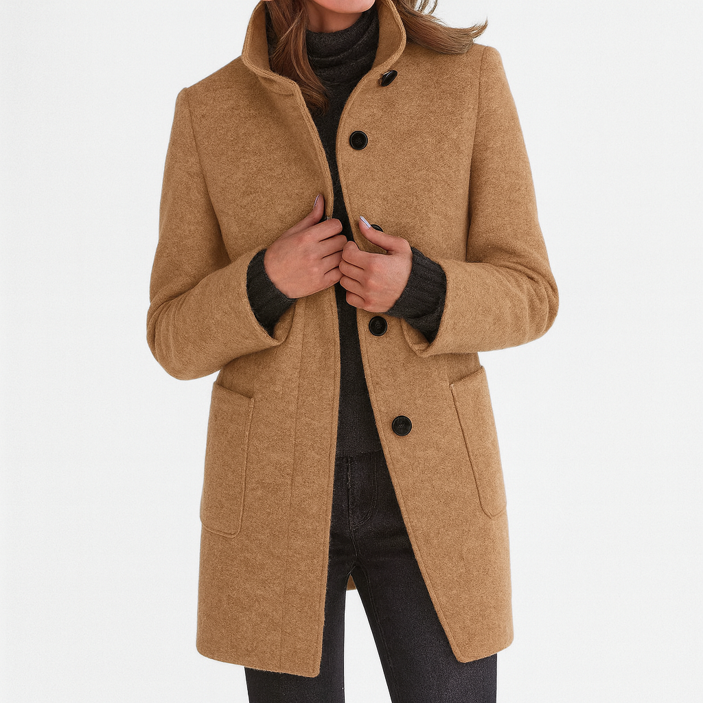 Ardella | Coat with High Collar