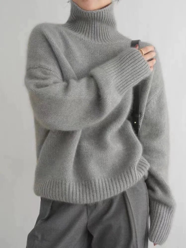 Anna | High Neck Cashmere Jumper