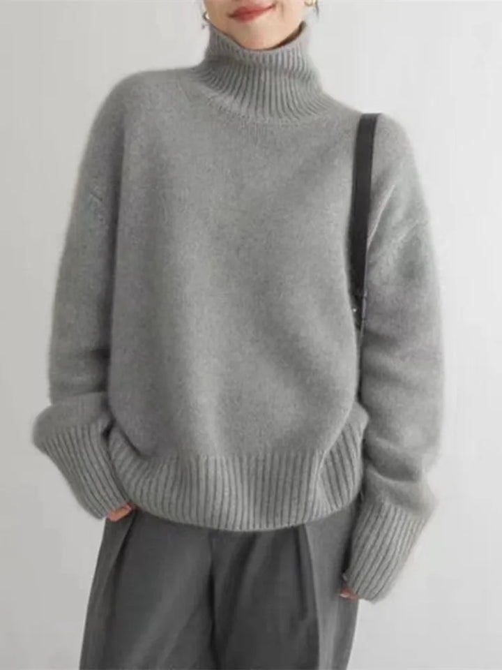 Anna | High Neck Cashmere Jumper
