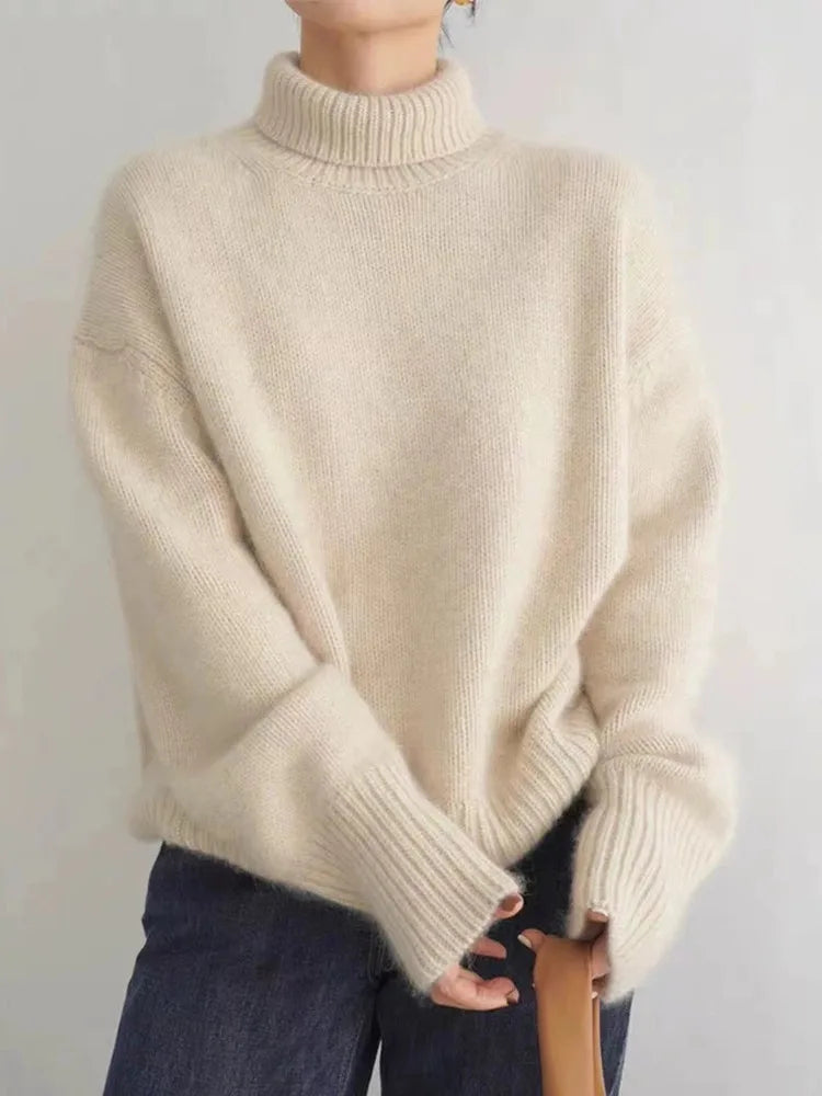 Anna | High Neck Cashmere Jumper
