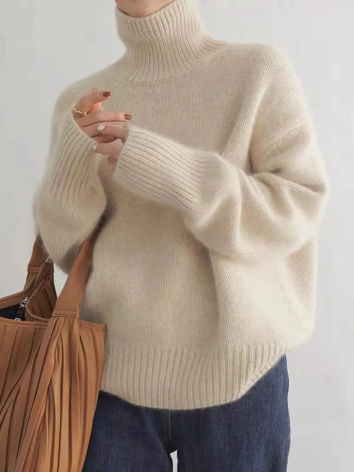 Anna | High Neck Cashmere Jumper