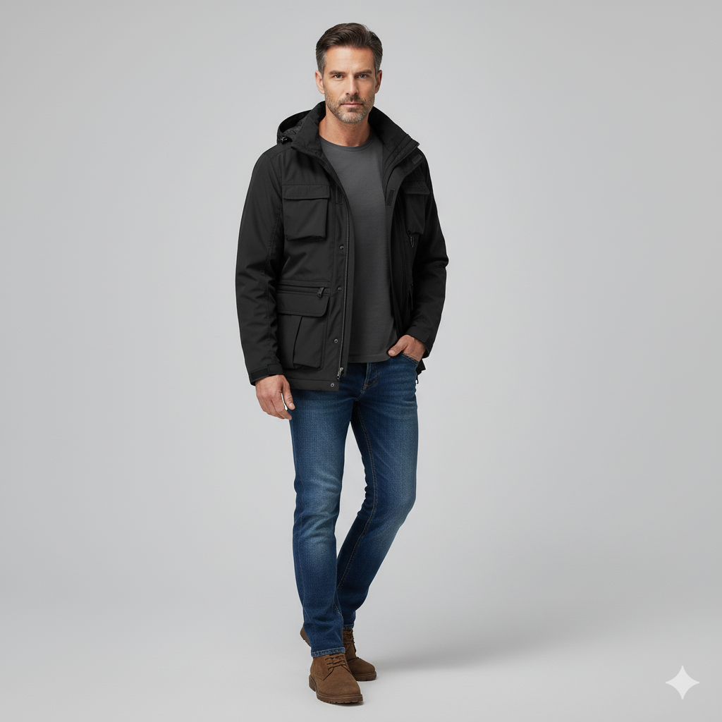Men’s Winter Military Style Coat