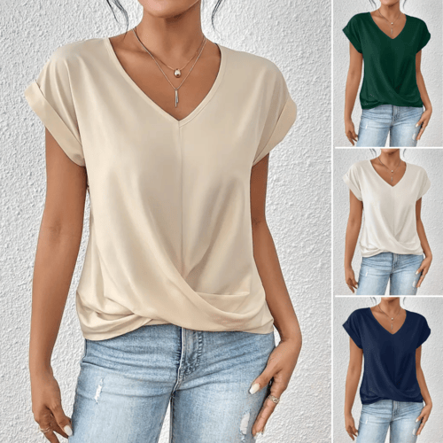 Tionna | Cozy V-Neck Shirt