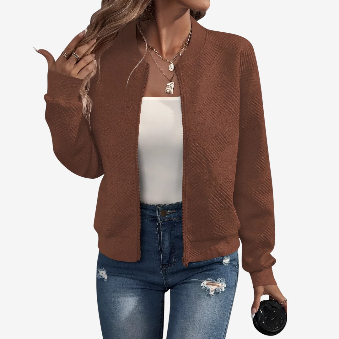 Alieza | Sleek Casual Bomber Jacket