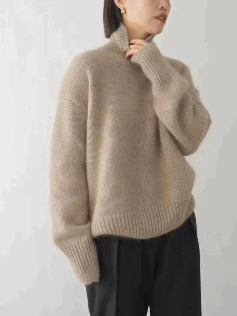 Anna | High Neck Cashmere Jumper