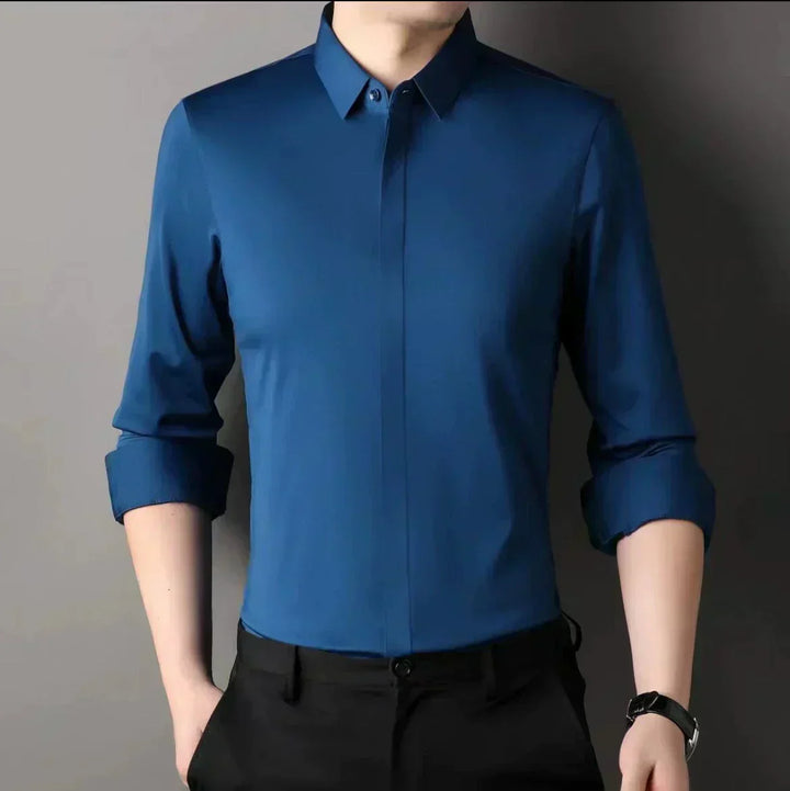 Nathan | Sharp and Simple Iron-Free Shirt