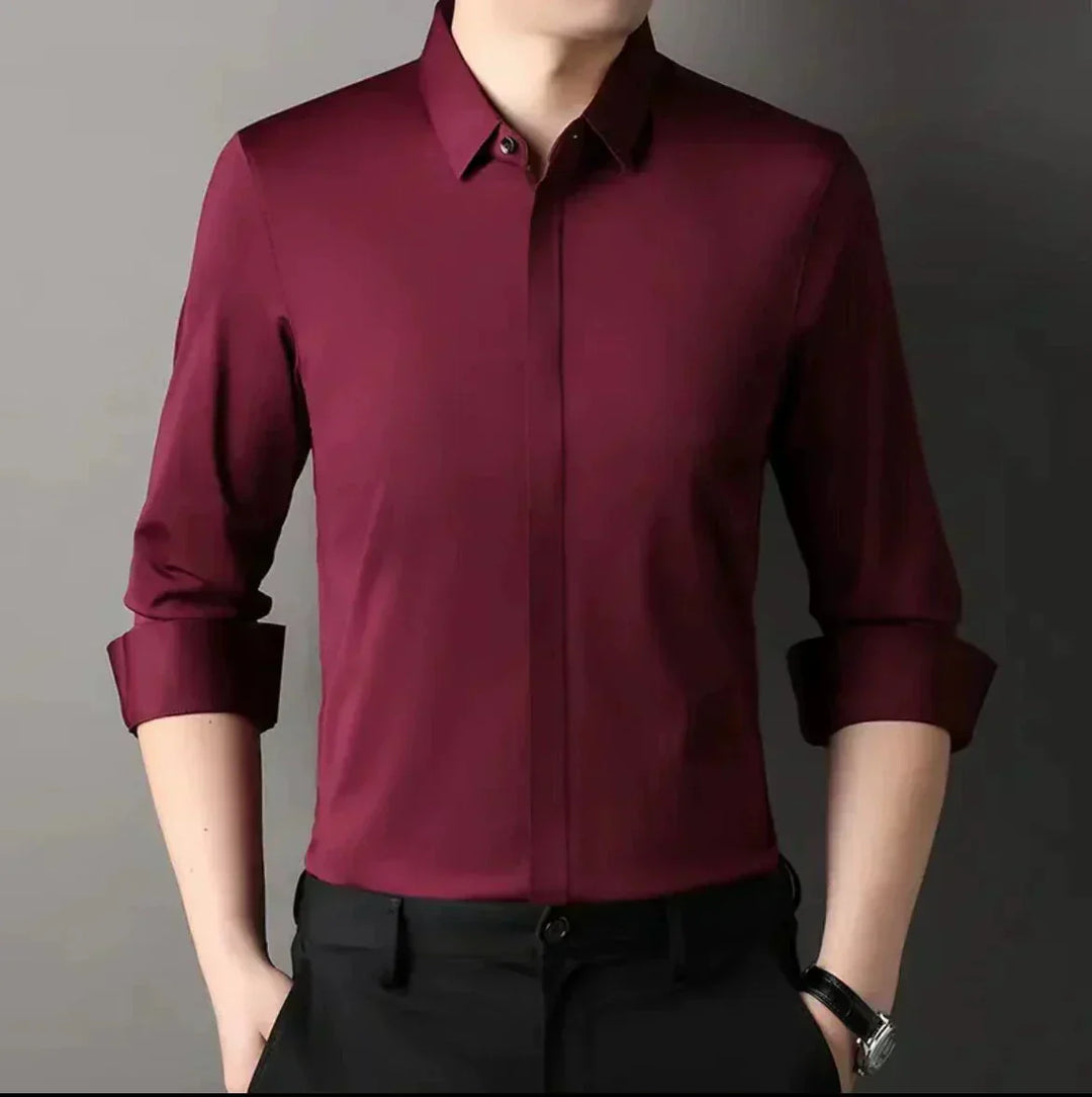 Nathan | Sharp and Simple Iron-Free Shirt