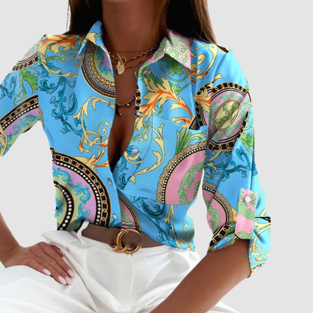 Rivana | Stylish Pocket Blouse