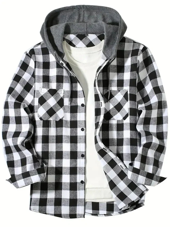 Blayde | Plaid Hooded Jacket