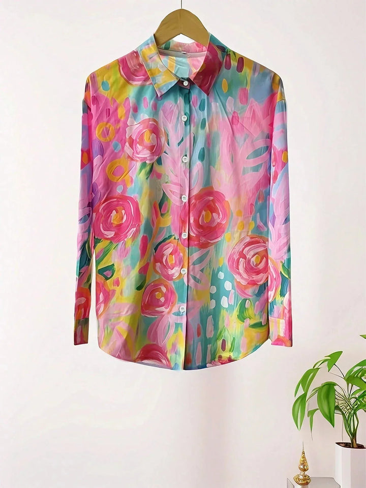 Ashtrid | Colorful Pattern Blouse