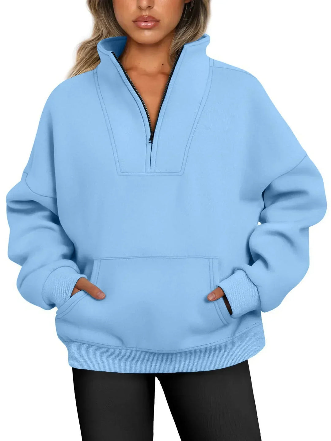 Lunette | Cozy Quarter-Zip Pullover Sweatshirt