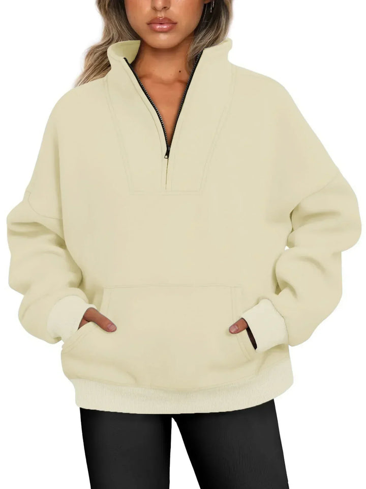 Lunette | Cozy Quarter-Zip Pullover Sweatshirt