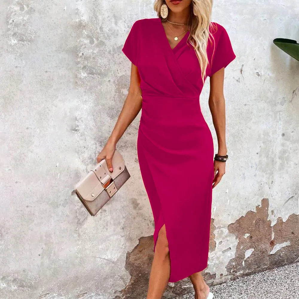Mychelle | Stylish V-Neck Dress