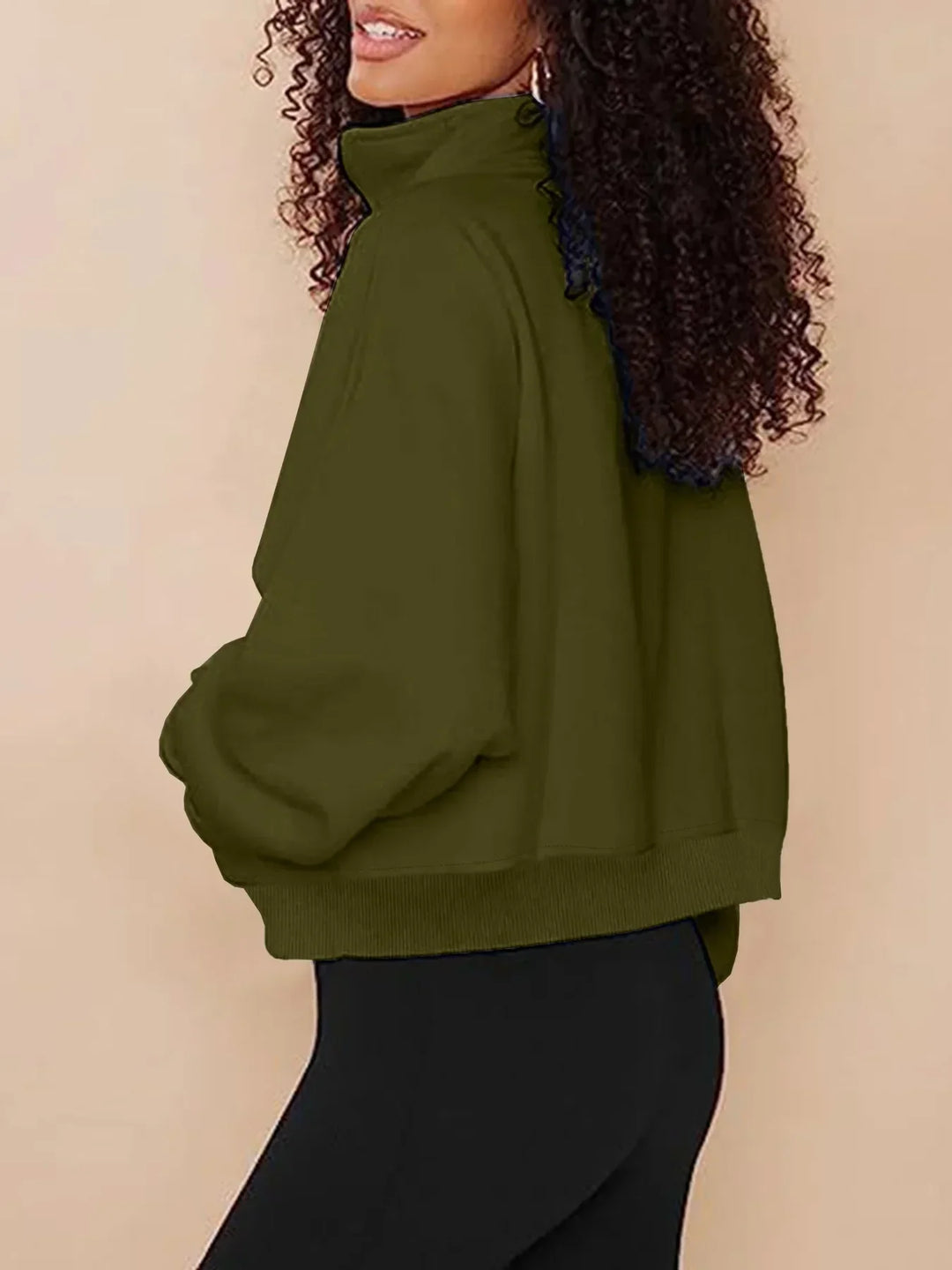 Lunette | Cozy Quarter-Zip Pullover Sweatshirt