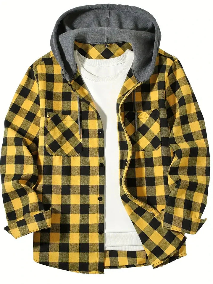 Blaide | Plaid Hooded Jacket