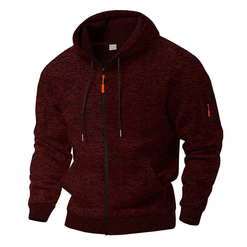 Steve | Fleece Hoodie with Warmth and Outdoor Style