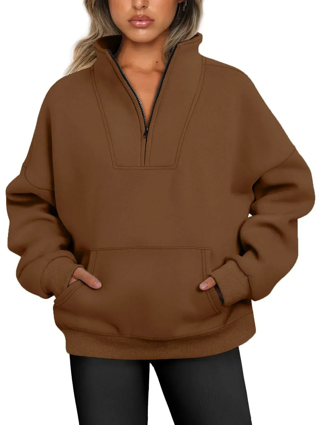Lunette | Cozy Quarter-Zip Pullover Sweatshirt