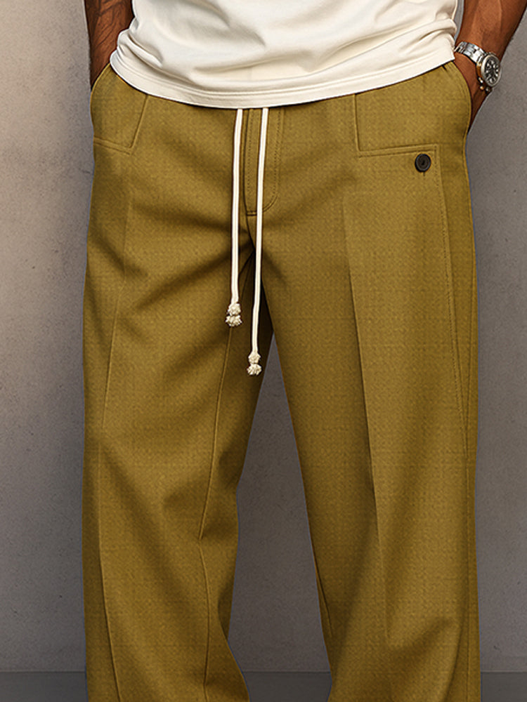 Elegant Pants With Drawstring