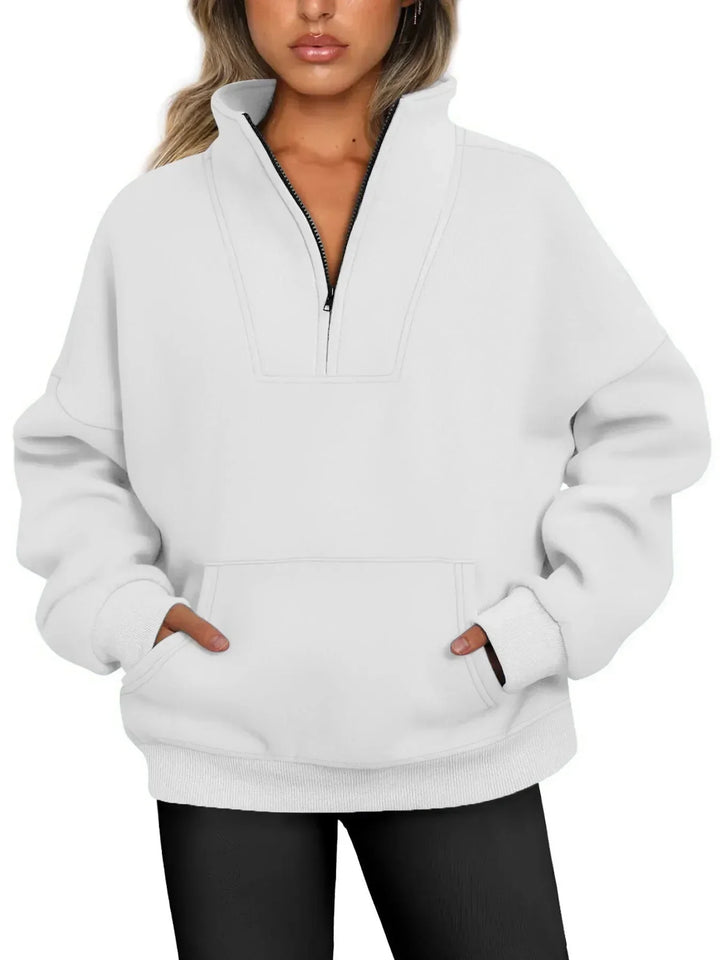 Lunette | Cozy Quarter-Zip Pullover Sweatshirt