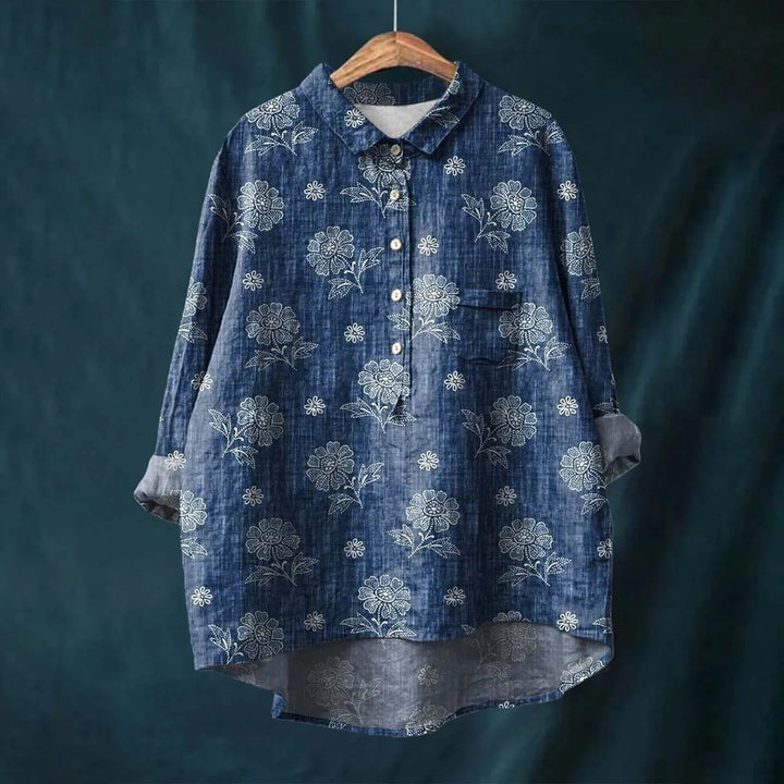 Rosemary | French Vintage Floral Blouse