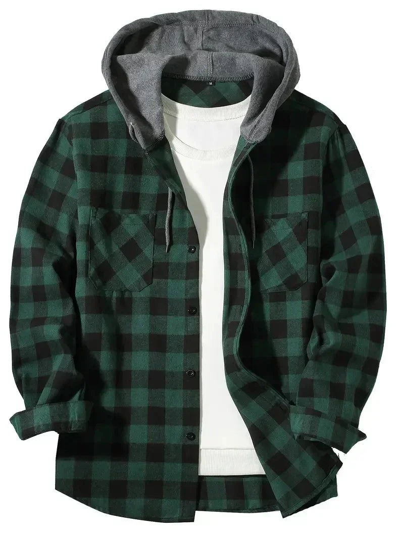 Blayde | Plaid Hooded Jacket