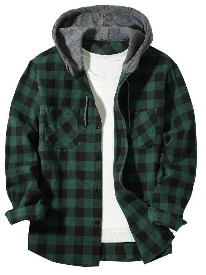 Blayde | Plaid Hooded Jacket
