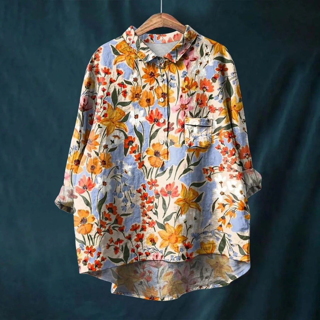 Rosemary | French Vintage Floral Blouse